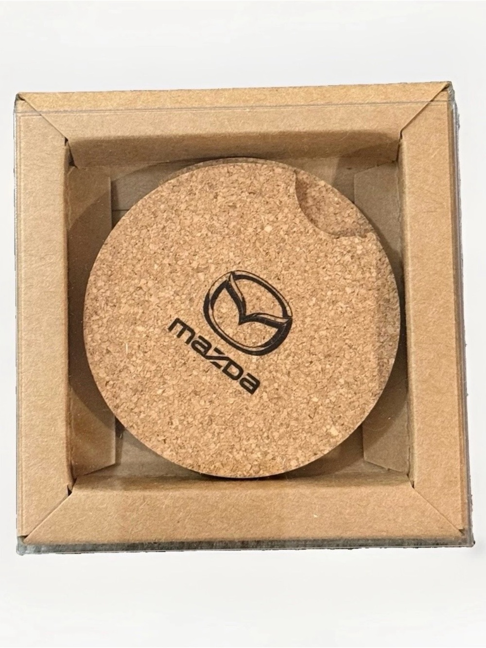 Mazda Cork Cup Holder Coasters Set Of 2